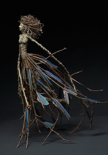 Cerulean Breeze 14x12x12 $2000 at Hunter Wolff Gallery